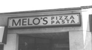  Melo's Pizza Pasta Sign 